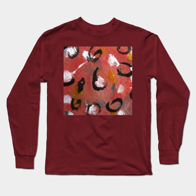 Abstract 2 Long Sleeve T-Shirt by Heatherian